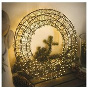 LED karácsonyi dekoráció, 480 LED, 230V, átmérő 38 cm