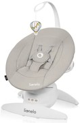 Lionelo - Zenélő babahinta IRIS, 4×AA, homokbézs