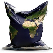 Classic babzsák műholdkép - gyerek, színes