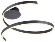 Redo 01-4012 - LED dimmelhető mennyezeti lámpatest SCROLL LED/38W/230V fekete