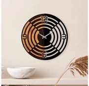 Fali óra 56 cm átmérő, 1xAA, fa/fém kivitel