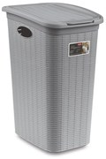 STEFANPLAST Elegance szennyeskosár 36 L, szürke
