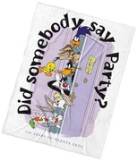 Carbotex Gyerek takaró Looney Tunes Party a Trhlíkůban, 130 x 170 cm