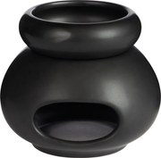 AMBIANCE porcelán aromalámpa, fekete