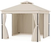 Mondo Dual pavilon 3x3 dupla tetővel és szúnyoghálóval
