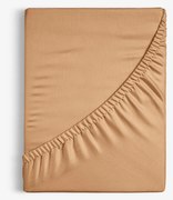 Goldea pamut gumis lepedő - barna 180 x 200 cm