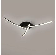 Brilagi - STRIPES LED/24W/230V fekete LED mennyezeti lámpa