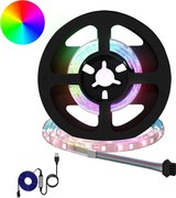 vidaXL LED szalag 2 pcs Fekete és Átlátszó 450 mm Réz és műanyag