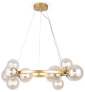 Maytoni MOD545PL-11G - Csillár zsinóron DALLAS 11xG9/28W/230V réz