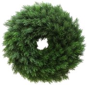 Zöld mű koszorú 40cm