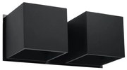 Sollux SL.0657 - QUAD fali lámpa 2xG9/40W/230V fekete