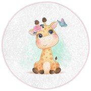 Fehér gyerek szőnyeg ø 120 cm Comfort – Mila Home