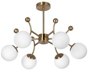 Csillár rúdon 6xE27/60W/230V arany