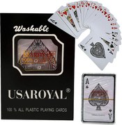 Bevonatos pókerkártya pakli 54 db