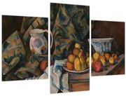 Kép - Paul Cézanne, Still Life with Apples and Peaches, reprodukciók (90x60 cm)