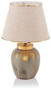 Krémszínű-aranyszínű asztali lámpa (magasság 47 cm) – Opviq lights