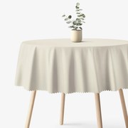 Goldea kör alakú teflonos terítő - természetes Ø 160 cm