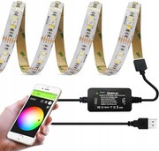 Smart Wifi Usb Rgbww Led szalag, 2 m Gidealed szett 2 m hosszú