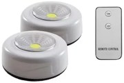 LED lámpák távirányítóval - 2 db