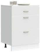 “Lyon” konyhai alapszekrény fehér színezett fa