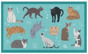 Lábtörlő 40x70 cm Cats – Artsy Doormats