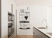 Konyhai falmatrica ALL YOU NEED IS LOVE AND A CUP OF COFFEE 50 x 100 cm