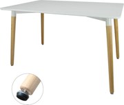 Téglalap alakú asztal 120 x 80 x 74 cm