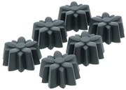Szilikon sütőforma szett muffinhoz, 6 db-os ø 7 cm Flower – Blomsterbergs