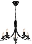 Csillár láncon LUCA 5xE14/40W/230V