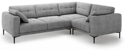 Szürke sarokkanapé (jobb oldali-L alakú) Bemy – Micadoni