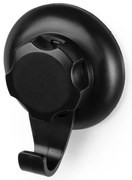 Bestlock Black Small Hooks 4 db fekete öntapadós fali akasztó, ⌀ 5,4 cm - Compactor