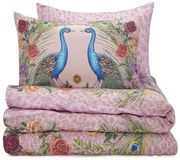 Rózsaszín kétszemélyes pamut-szatén ágyneműhuzat 200x200 cm Xanadu Peacock – Matthew Williamson