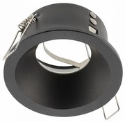 Lámpa Mennyezeti lámpatest ELVA, IP54, Ø85x45mm,kör, fekete