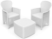 Gorin 2 személyes kerti bútorszett Fehér X