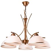 Csillár láncon PATRYCJA 5xE27/60W/230V