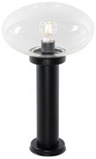 Modern kültéri oszloplámpa fekete 50 cm - Elly