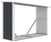 G21 WOH 335 tüzifa tároló - 242 x 89 cm, antracit (63900515)