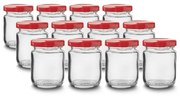 Orion TON befőttesüveg készlet fedővel, 80 ml, 12 db