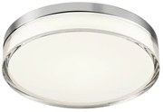 Redo 01-3728 - FRISBI LED mennyezeti lámpa LED/18W/230V 3000/4000K IP44 króm