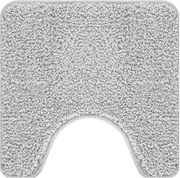 vidaXL Csúszásgátló Fürdőszőnyeg WC Nyírással Szürke 50 x 50 cm PP