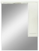 Nerva 75 cm-es tükrös felsőszekrény fehér