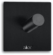 DUPLO törölközőtartó akasztó 2 darabos szett, szögletes, fekete - ZACK