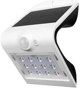 LED Napelemes érzékelős fali lámpa LED/1.5W/3,7V IP65 fehér