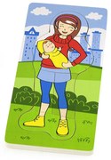 Fa puzzle  Viga Hogyan növekszik a kisbaba