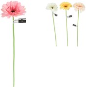 Művirág GERBERA 47 cm - több színben