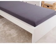4Home Ideál jersey lepedő antracit, 160 x 200 cm, 160 x 200 cm