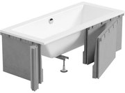 Mexen X-ST polisztirol burkolat négyszögletes kádhoz 160-190 x 70-90 cm, fehér - 55021-00