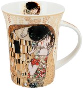 Klimt porcelán bögre díszdobozban 350 ml A Csók krém