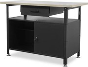 Műhelyasztal ERIC, 1200 x 850 x 600 mm, fekete