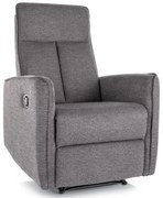 Nikos Brego dönthető fotel sötétszürke